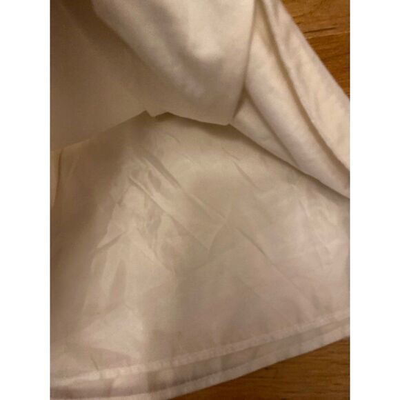 Charter Club, women's cream velvet lined pleated elastic waist skirt size 14 - Picture 4 of 8